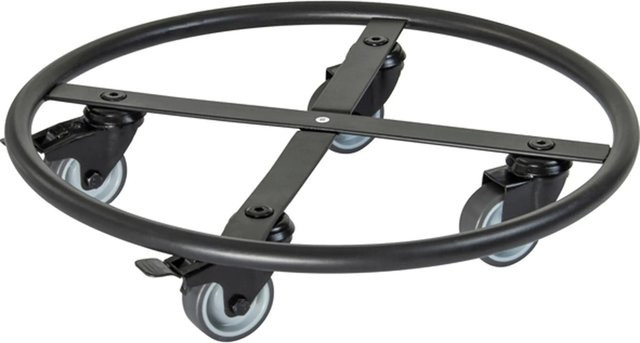 Wagner Pflanzenroller GH 7012 aus Stahlblech in Schwarz Matt mit Ø 38 cm - Bild 1