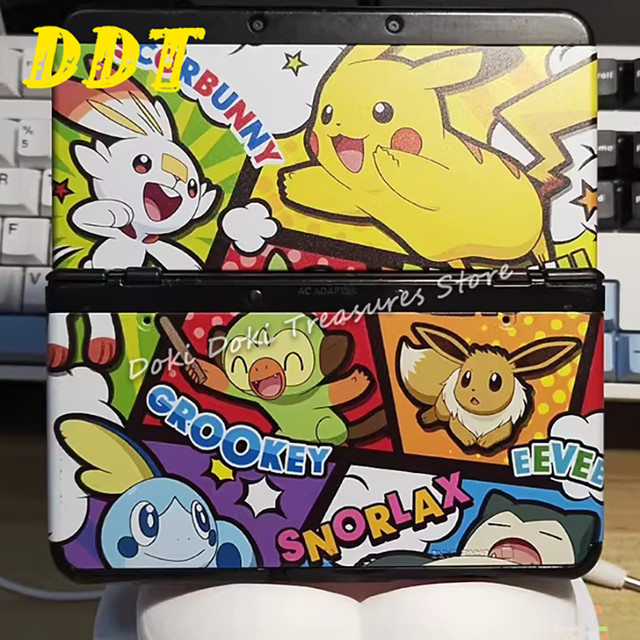 Nintendo 3DS Ersatzhülle Pokémon Pikachu DIY Multicolor - Bild 1