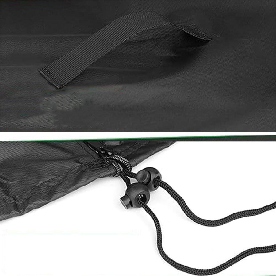 Three Body Wasserdichte Poolfilterabdeckung aus Oxford-Gewebe in Schwarz für Sandfiltersysteme und Poolpumpen - Bild 4
