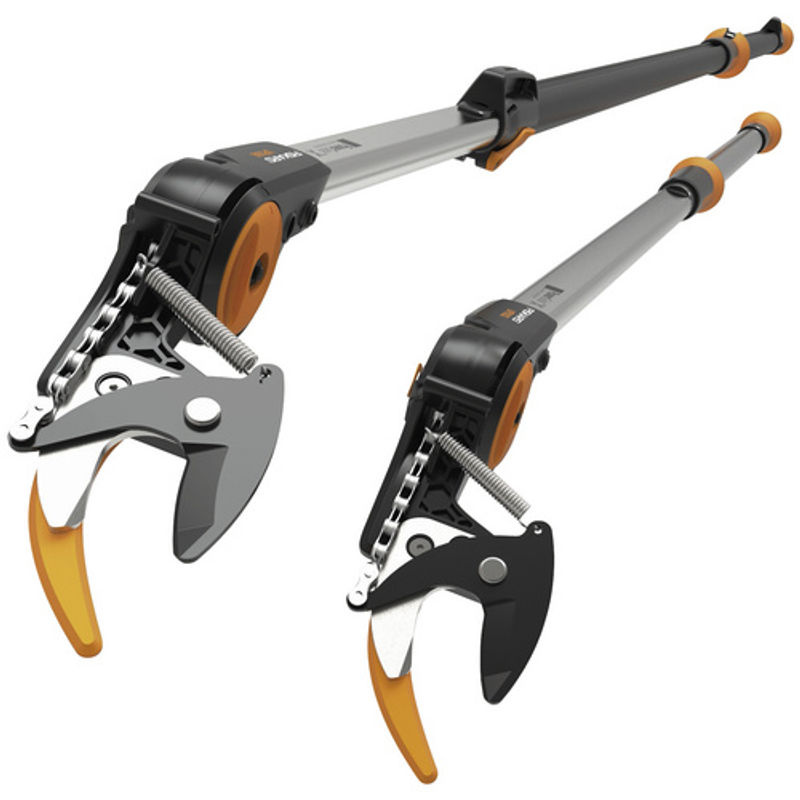Fiskars Teleskop-Schneidgiraffe PowerGear X UPX86 mit Stahlklinge, Schwarz, Länge: 2400-4000 mm - Bild 3