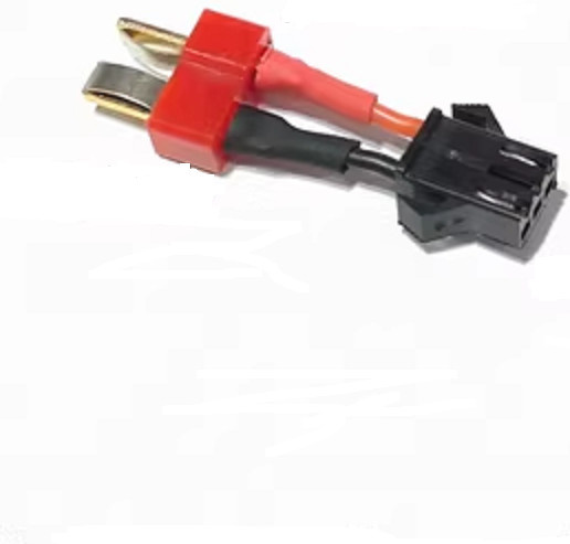 JST SM 3Pin Stecker auf Deans T Stecker Adapterkabel 20AWG 15mm für RC Lipo Batterien - Bild 1