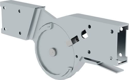 MUNK Günzburger Steigtechnik Automatik-Stahlscharnier für Vielzweckleitern in Silber - Bild 1