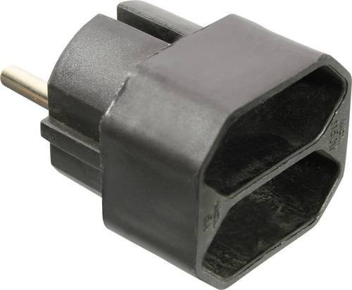 AS Schwabe Steckdosen-Verteiler Schwarz 48212 - Bild 1