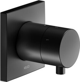 Keuco Fertigmontageset IXMO UP3-W-Ab/ Um-V, Größe Comf., eckig, Schwarz matt - Bild 1