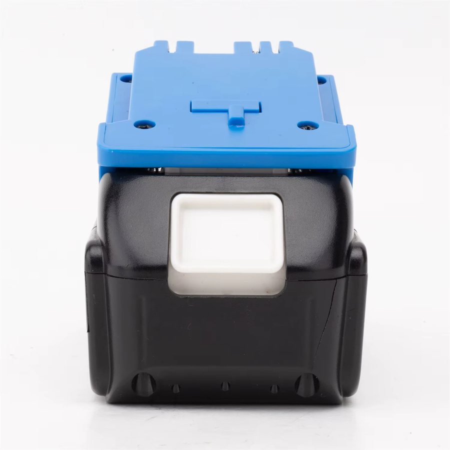 Kabelloser Batterieadapter für Makita 18V Li-Ionen-Akkus zur Nutzung in Stacyc Kinder-Elektrofahrrädern, Farbe: Blau - Bild 2