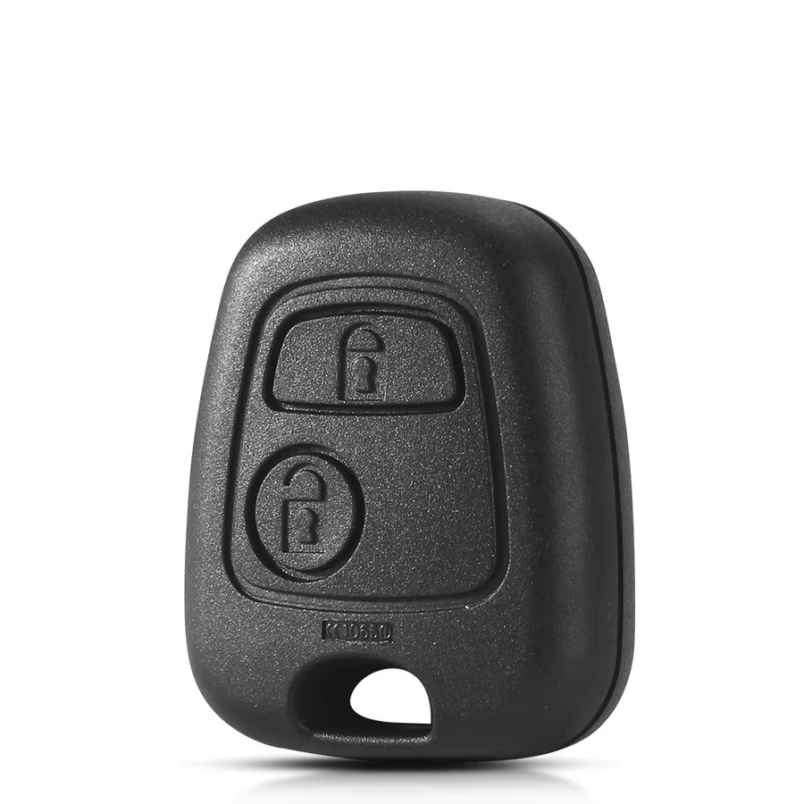KEYYOU 20er Set Auto Fernbedienung Schlüssel Shell Ersatzgehäuse für Citroen C1 C4, Peugeot 107 207 307 407 206 306 406 und Toyota Aygo in Schwarz - Bild 2