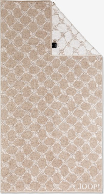 Joop! Living Duschtuch Cornflower aus Baumwolle in Sand/Ecru mit floralem Design - Bild 1