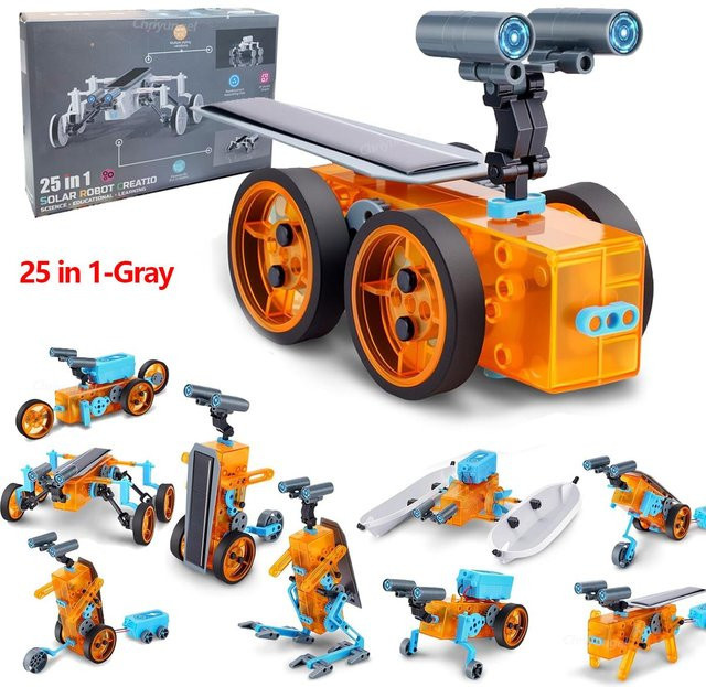 Binchi Solarroboter-Kit, Lernspielzeug, 13-in-1, ab 3 Jahren - Bild 1