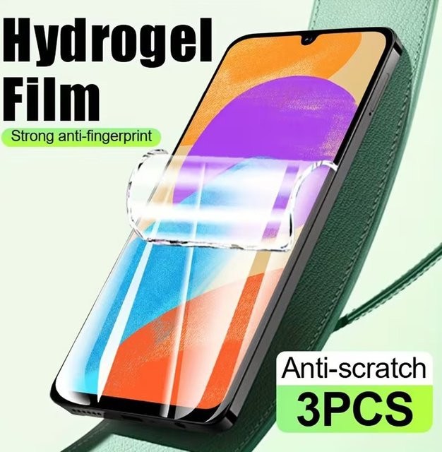 3 Stück HD Clear Hydrogel Displayschutzfolie für Samsung Galaxy A16 A15 A25 A33 A34 A51 A52 A56 A71 in Transparent - Bild 1