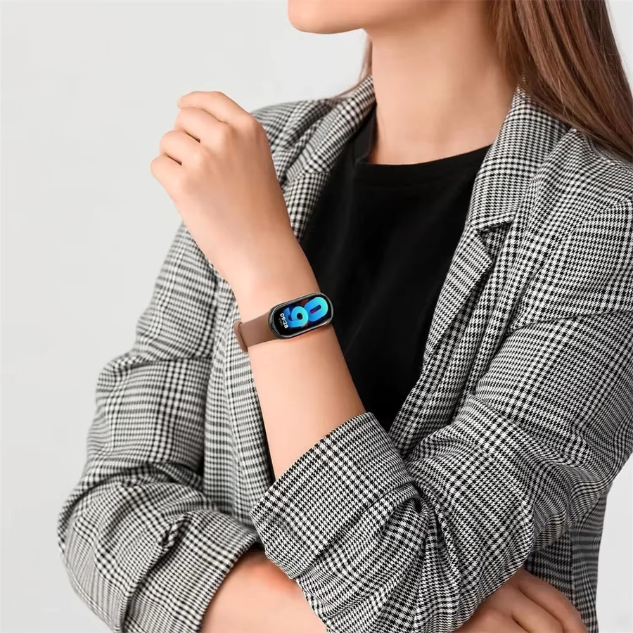 Xiaomi Uhrenarmband Silikon, Schwarz, Xiaomi Mi band 9, Mi band 8, Unisex - Bild 2