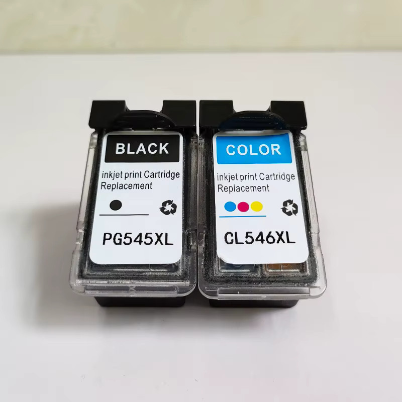 Canon Nachfüllbare Tintenpatrone Schwarz für Pixma MG3050 2550 2450 2500 2550S 2950 MX495 IP2800 IP2850 (PG545XL 546XL 545 546 XL CL546) - Bild 2