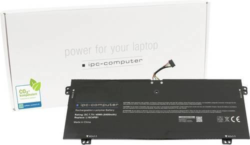 IPC-Computer Notebook-Akku L16C4PB1 in Schwarz mit 7,70V und 6400 mAh - Bild 1