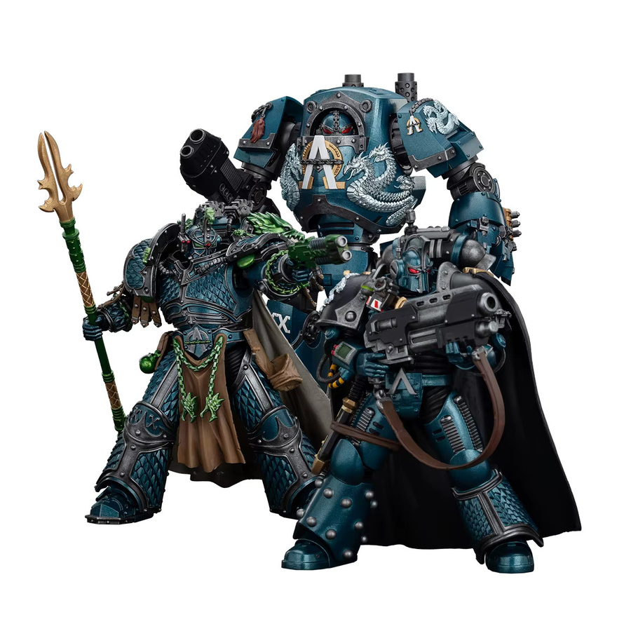 JOYTOY Warhammer Alpha Legion Alpharius Primarch Saboteur Consul Contemptor Dreadnought - Bild 3
