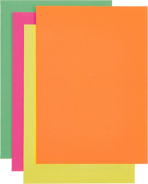 Rico Design Paper Poetry Kartenset Neon Mix B6/B6 - Bild 1