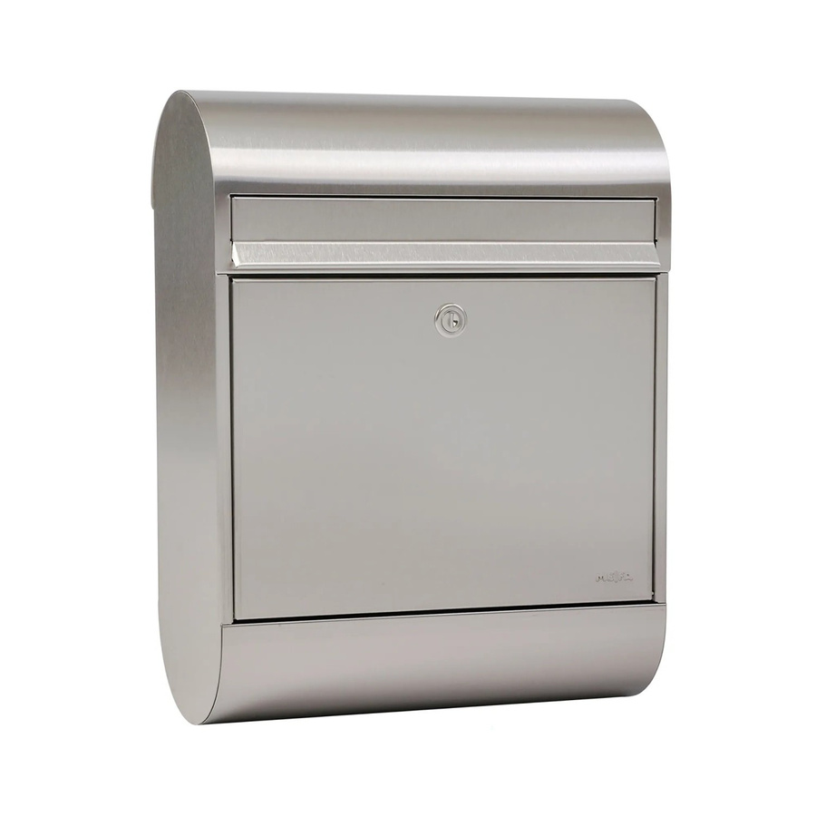 MEFA Briefkasten Ruby 864 Edelstahl mit Sicherheitsschloss, B/H/T: 45 x 35,4 x 16 cm - Bild 2