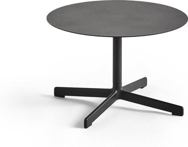 HAY Neu Tisch Low Rund aus Stahl in Schwarz - Bild 1