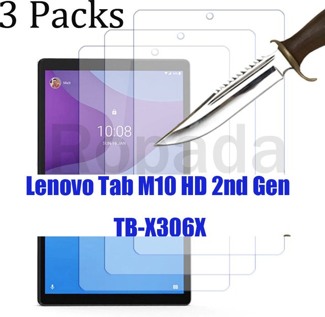 Glas-Displayschutzfolie für Lenovo Tab M10 HD (2. Generation) 10,1 Zoll TB-X306F TB-X306X, transparentes gehärtetes Glas - Bild 1