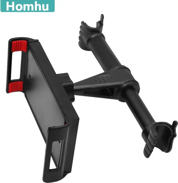 Homhu Auto Rücksitz Kopfstütze Tablet Halterung für iPad und Samsung Mipad in Schwarz - Bild 1