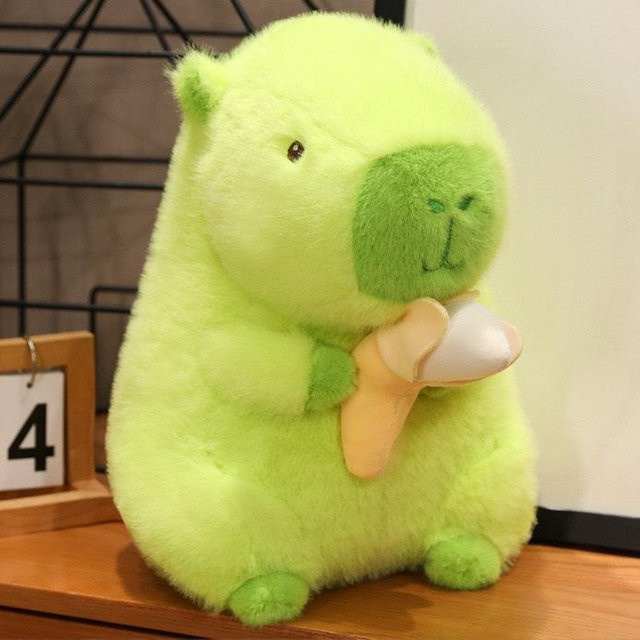 Capybara Plüsch Simulation Anime Fluffty, Kuscheltier, Gelb, ab 3 Jahren - Bild 1