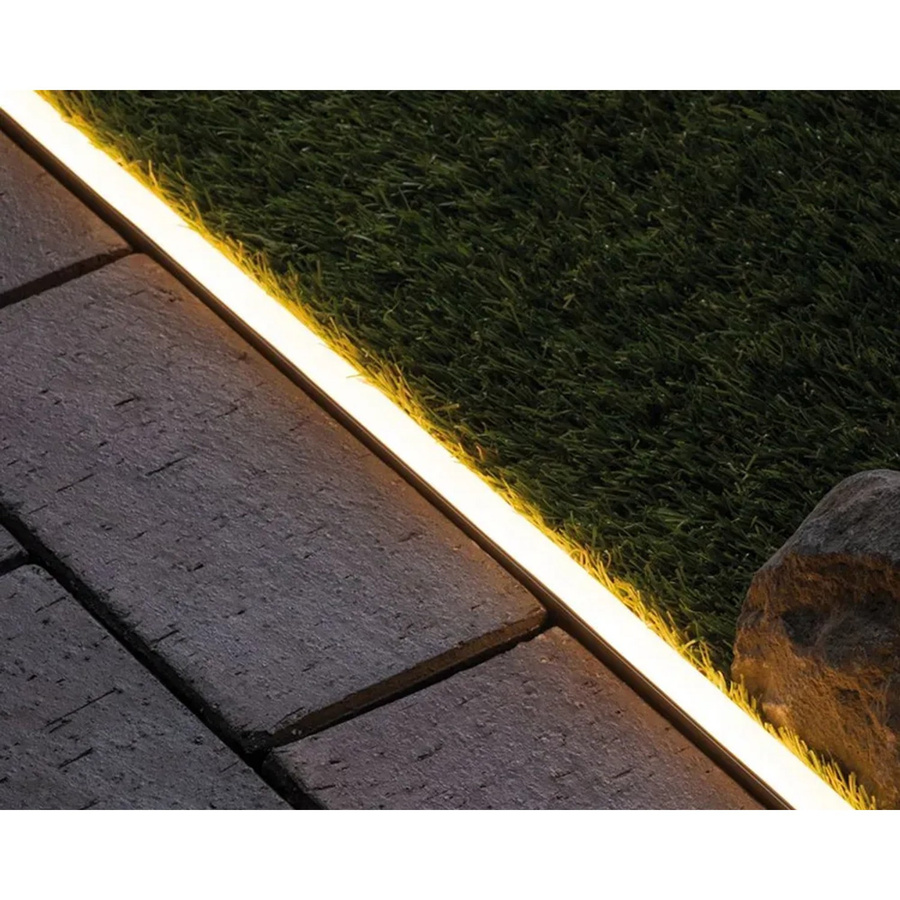 Paulmann Plug & Shine Aluminiumprofil für LED-Stripe für Wege im Außenbereich, Länge: 1 m - Bild 2