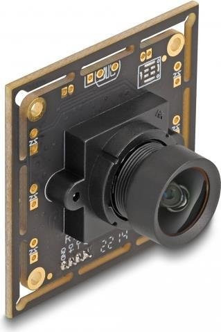 Delock USB 2.0 Kameramodul mit HDR, 2,1 Megapixel, 94° Sichtfeld, Fixfokus, Schwarz - Bild 1
