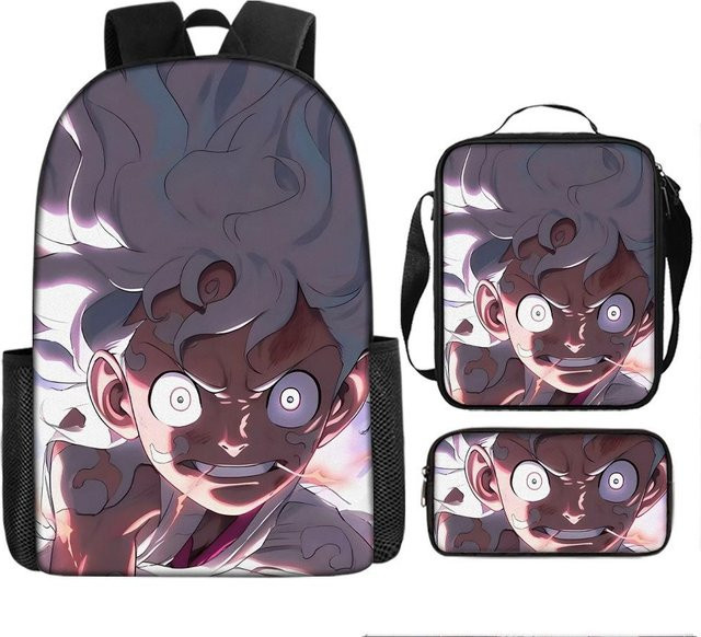 One Piece Schultaschen-Set Luffica Seefahrer-König in Multicolour - Bild 1