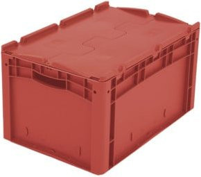 Bito Eurostapelbehälter XL mit Deckel XLD64321, rot, B/T/H: 60 x 40 x 33,8 cm - Bild 1