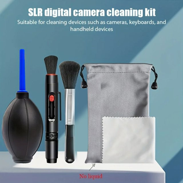 Slr Digital Reinigungsset für Kamera, Laptop, Bildschirm und Tastatur, geeignet für Canon und Nikon Objektive - Bild 1