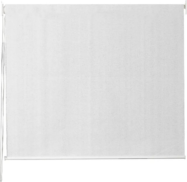 Peddy Shield Sonnenrollo aus HDPE in Cremeweiß, B: 140 cm, H: 240 cm - Bild 1