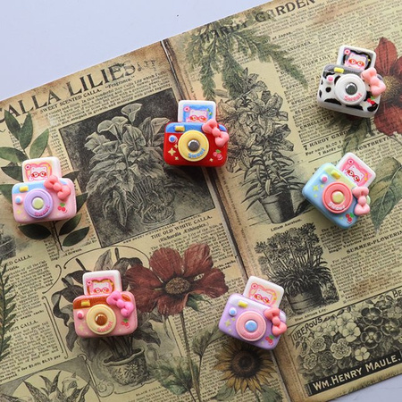 6er Set Mini Kamera Modell Kühlschrankmagnete aus Harz in Bunt von Mognot