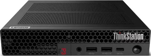 Lenovo ThinkStation P3 Tiny Gen2 Mini-PC mit Intel Core Ultra 7 265, 48GB RAM, 512GB SSD, RTX A1000, Windows 11 Pro, Schwarz - Bild 1