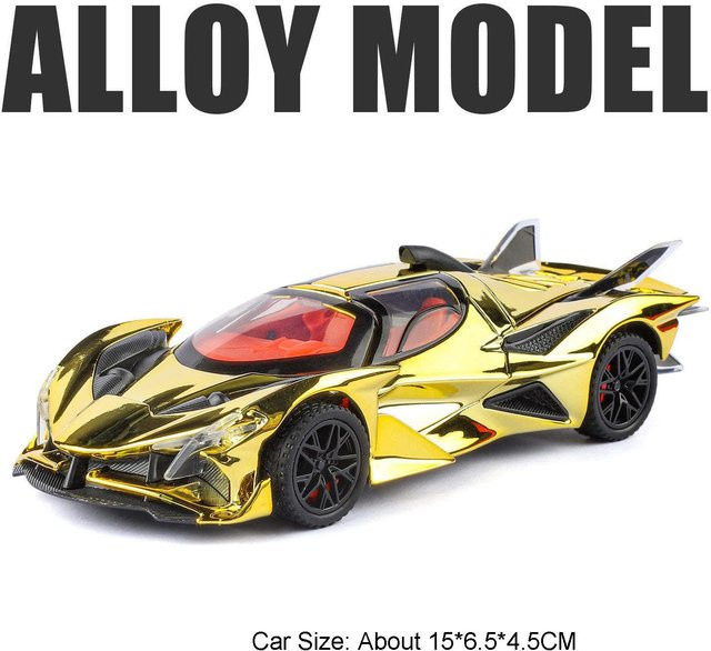 Linyi toy car Apollo Evo Modell Spielzeugauto, Skala 1:32, Rückzieher, ab 14 Jahren - Bild 1