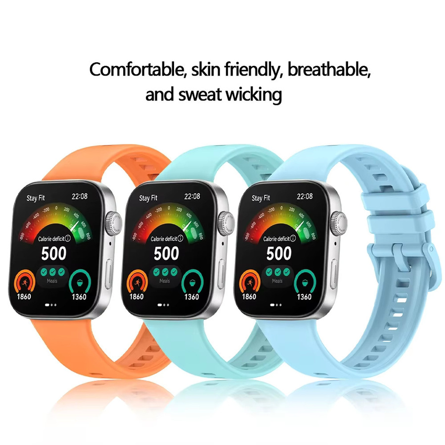 Huawei Uhrenarmband Silikon, Bunt, Huawei Watch Fit 4/3/4 Pro - Bild 4