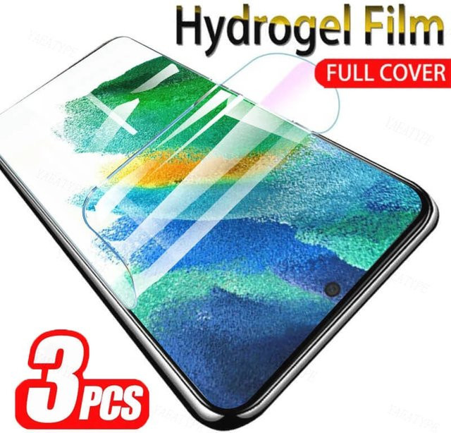 3er Pack Hydrogel Display Schutzfolie für Xiaomi Redmi Note 12 Pro 11 10 9 9A 9C 9T 8T 5G transparent - Bild 1
