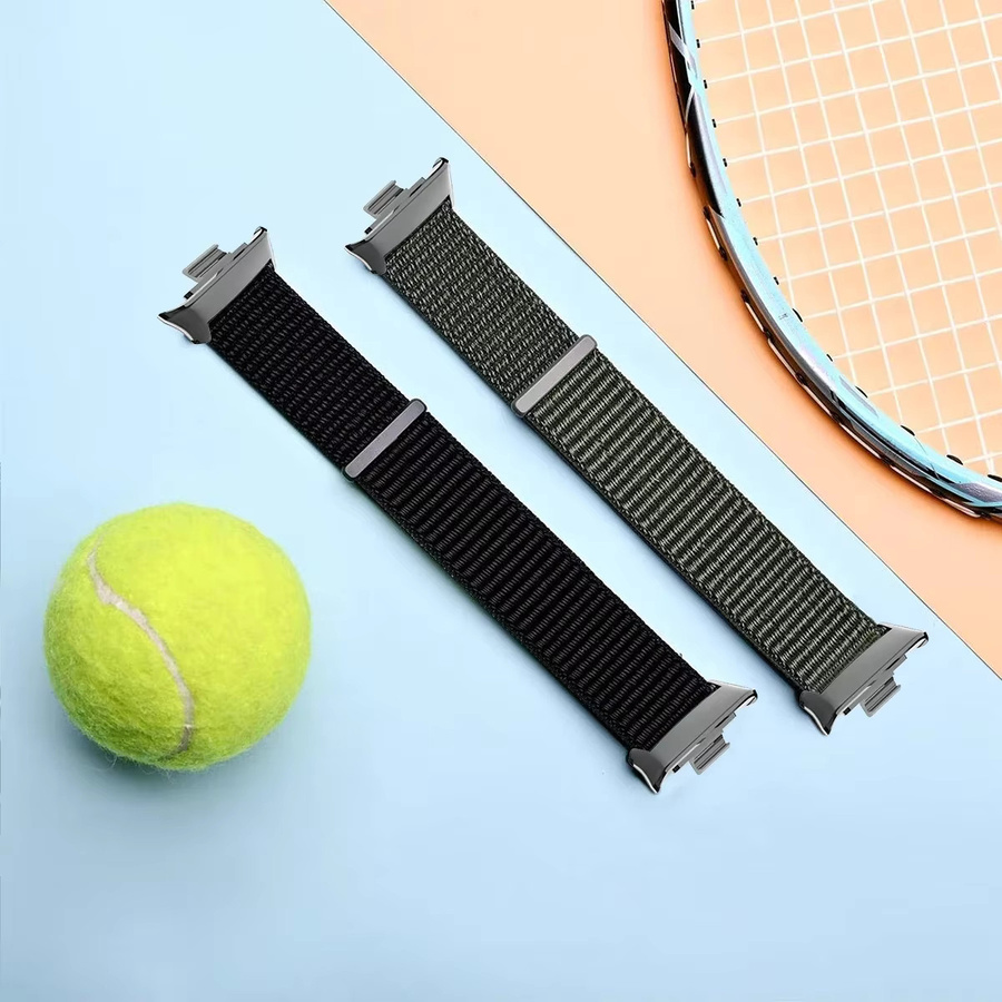 CAOWTAN Uhrenarmband Nylon, Schwarz, Unisex - Bild 3