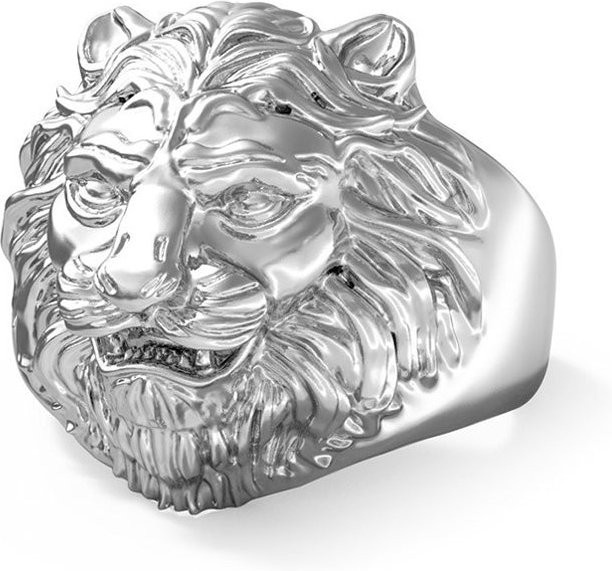 Guess Ring Edelstahl, Silber, Herren - Bild 1