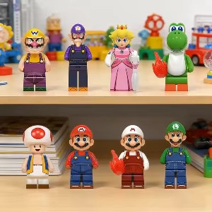 Bandai Super Mario Dinosaurier-Figur, Montage-Bausteine, Kunststoff, Bunt / Mehrfarbig - Bild 3