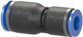 Riegler Gerade Steckverbindung Blaue Serie reduzierend für Schlauch Durchmesser 12/8 mm in Blau - Bild 1