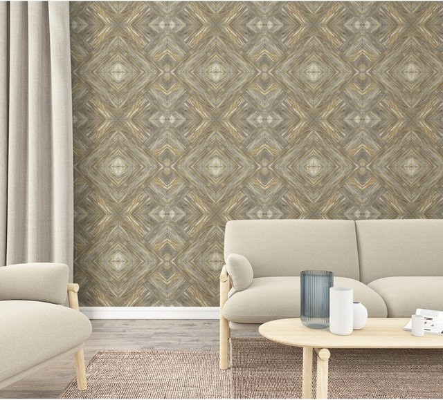 Marburg Vliestapete Smart Art Easy Ornament Beige Breite: 159 cm, Höhe: 270 cm - Bild 1