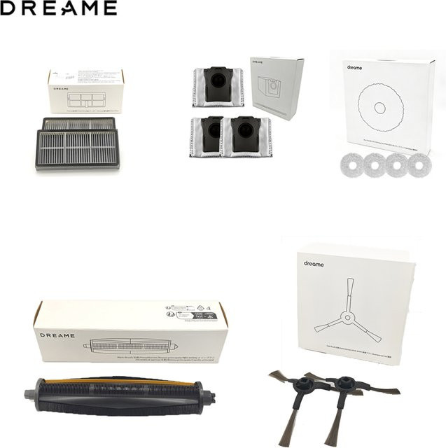 Dreame Zubehör-Set für X30 Ultra, X30 Pro und S10 Pro Ultra mit Seitenbürsten, Gummi-Hauptbürsten, Filtern, Wischmopps und Ersatz-Staubfiltern - Bild 1