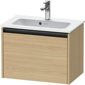 Duravit Waschtischunterschrank Ketho.2 Compact in Beige mit einem Auszug, wandhängend, B/T: 61 x 39 cm - Bild 1