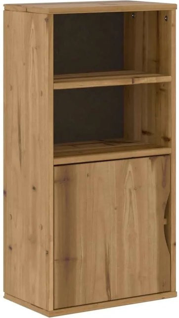 vidaXL Beistellschrank ODDA aus Massivholz Kiefer in Braun B/T/H: 40 x 24 x 79 cm - Bild 1