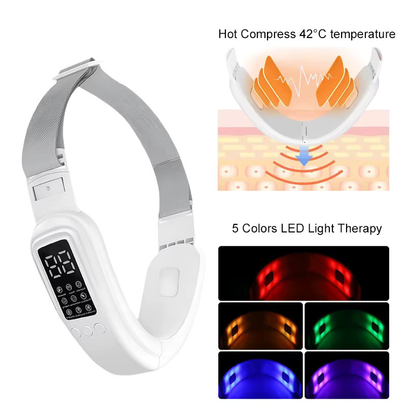 Windaily EMS Mikrostrom Gesichtsmassager, Weiß, Unisex - Bild 3