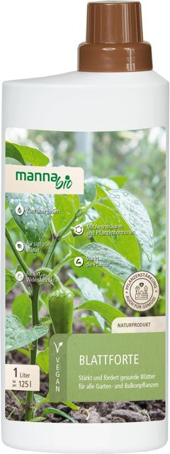 Manna Bio Flüssigdünger Blattforte Plant Tonic für Blätter - Bild 1