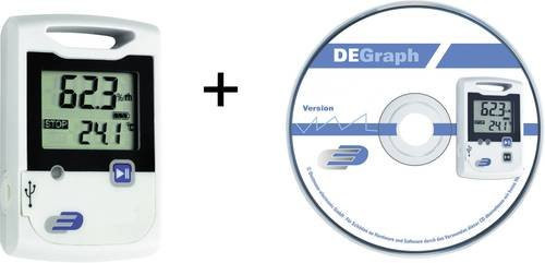 Dostmann electronic Multi-Datenlogger LOG20 Set zur Messung von Temperatur und Luftfeuchtigkeit in Weiß - Bild 1