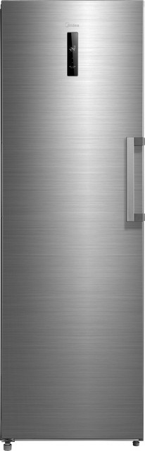 Midea Gefrierschrank MDRU385MTC46 Upright in Edelstahl-Optik mit No-Frost und Super-Freezing in Silber - Bild 1