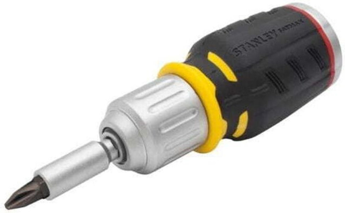 Stanley FatMax Bit-Schraubendreher-Set mit 6 Bits in Schwarz - Bild 2