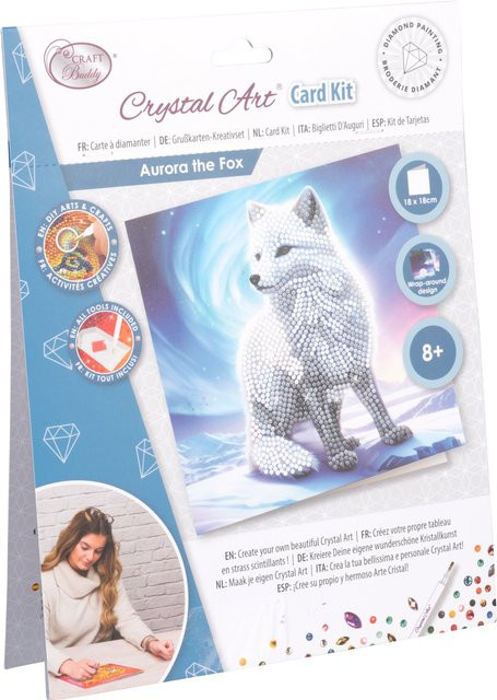 Crystal Art Bastel-Set, Tiere, Bunt / Mehrfarbig, ab 8 Jahren - Bild 1