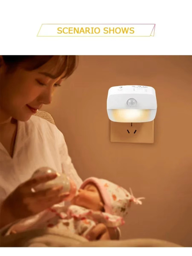 GGBEE LED Nachtlicht mit Bewegungssensor als Wandleuchte in Weiß für Flur, Treppe, Küche und Schlafzimmer - Bild 6