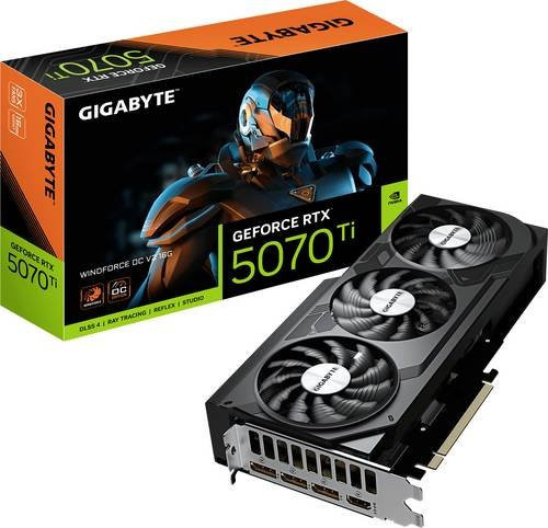 Gigabyte GeForce RTX 5070 Ti Grafikkarte 16GB Schwarz - Bild 1